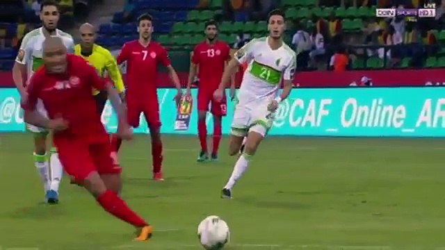 اهداف تونس والجزائر2-0 شاشة كاملة كاس امم افريقيا 2017