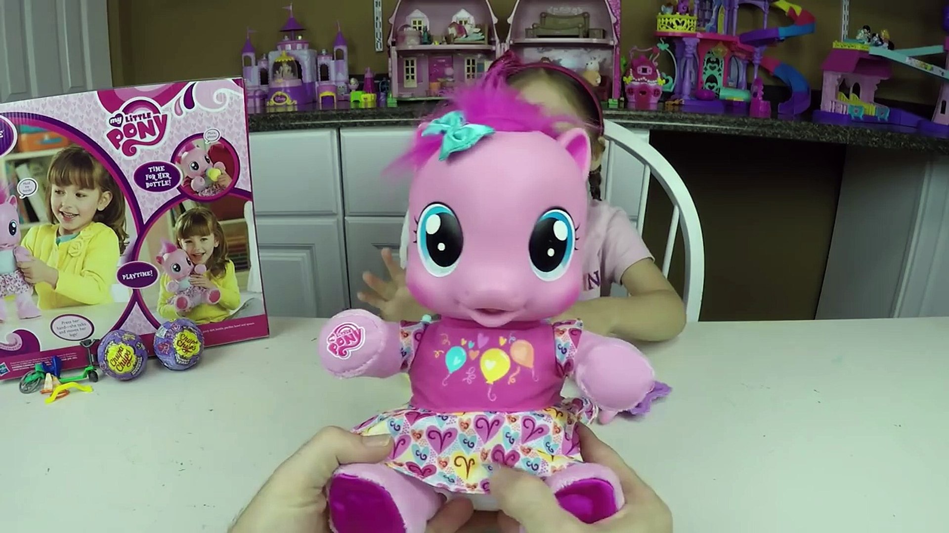 CUTEST EVER BABY MY LITTLE PONY PINKIE PIE + Kinder Surprise Eggs + MLP  Chupa Chups Surprise Toys - video Dailymotion