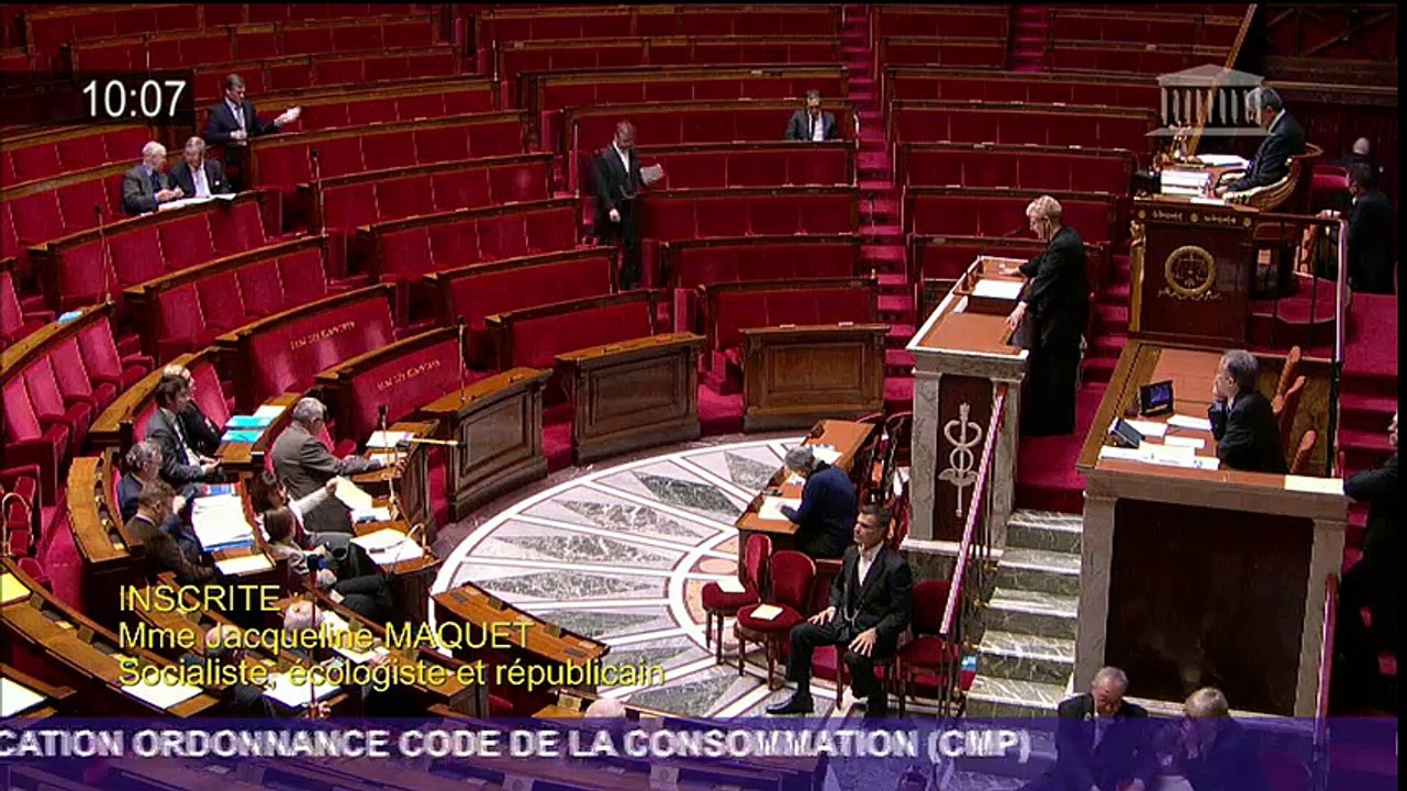 Intervention du 26 janvier 2017 sur la loi Conso