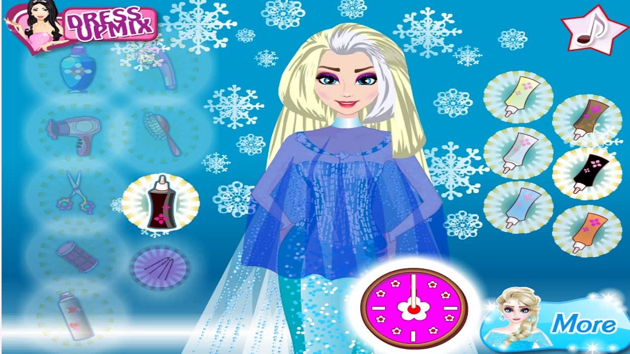 Permainan Frozen Elsa New Hairstyle Play Games Frozen Elsa New