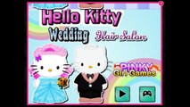 Hello Kitty games for girls. Wedding Hair Salon #HelloKitty Dress UP game movie for kids HD