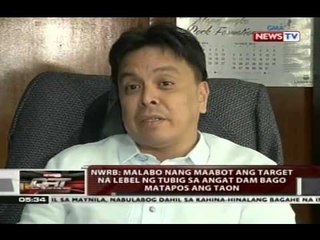 NWRB: Malabo nang maabot ang target na lebel ng tubig sa Angat Dam bago matapos ang taon