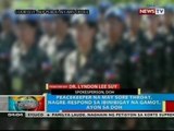 Pagpunta sa Caballo Island kung saan naka-quarantine ang mga Pinoy peacekeeper, ipinagbabawal