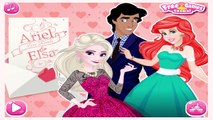 Disney Princess Frozen Elsa and Ariel Love Rivals Dress Up Games