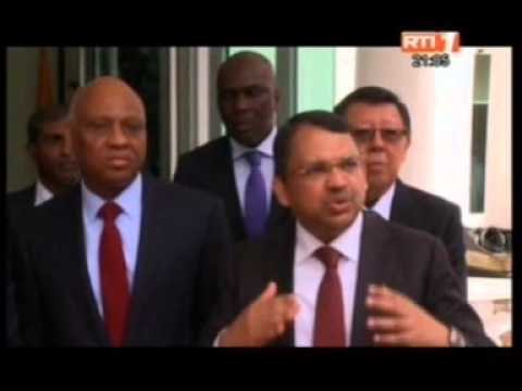 Primature/ Le 1er Ministre a reçu tour à tour les responsables du groupe OLAM ,UBA et la BAD .