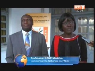 Avant son départ de la Côte d'Ivoire, Ndolamb Ngokwey du PNUD fait ses adieux au PNCS