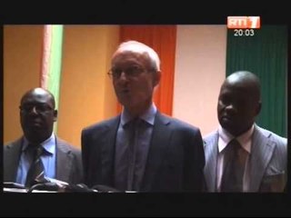 Soro Guilllaume, président de l'assemblée nationale a reçu une délégation de la FIDH