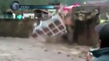 Hotel cai no Peru por causa das fortes chuvas