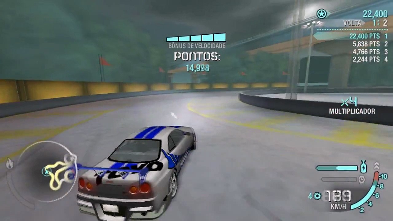 Need For Speed Carbon  Drift 560k Sem Bater