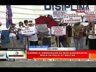 BT: Gabriela: Karahasan sa mga kababaihan, mula sa pulis at militar