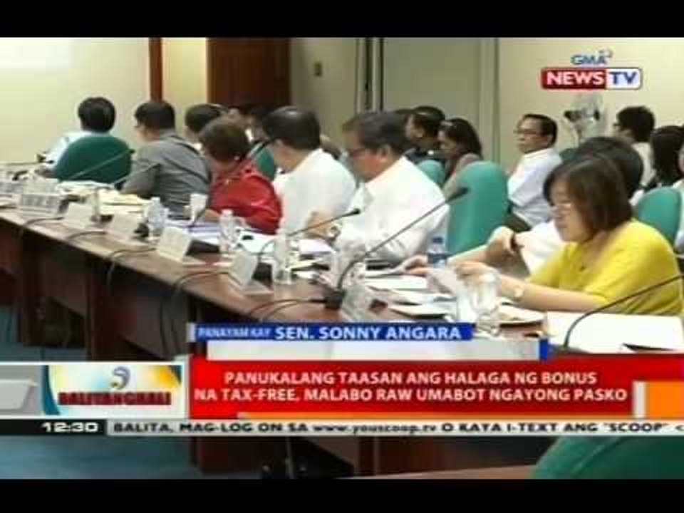 Panukalang taasan ang halaga ng bonus na tax-free, malabo raw umabot ngayong Pasko