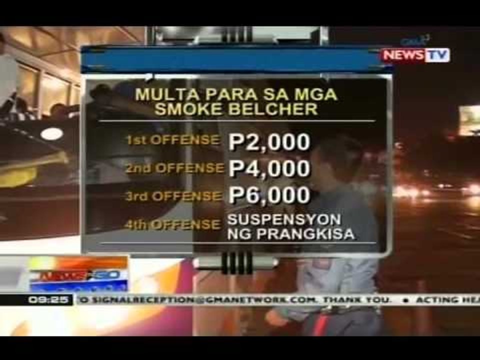 NTG: Hindi bababa sa 37 sasakyan, nahuli sa night time multi-sectoral anti-smoke belching operations