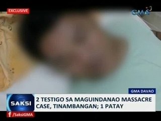 Saksi: 2 saksi sa Maguindanao Massacre case, tinambangan; 1 patay