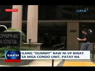 Saksi: Ilang "dummy" raw ni VP Binay sa mga condo unit, patay na