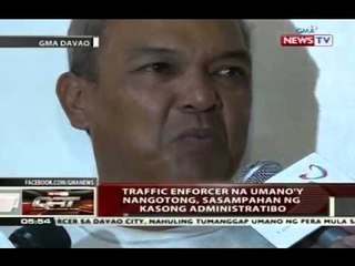 QRT: Traffic enforcer na umano'y nangongotong, sasampahan ng kasong administratibo