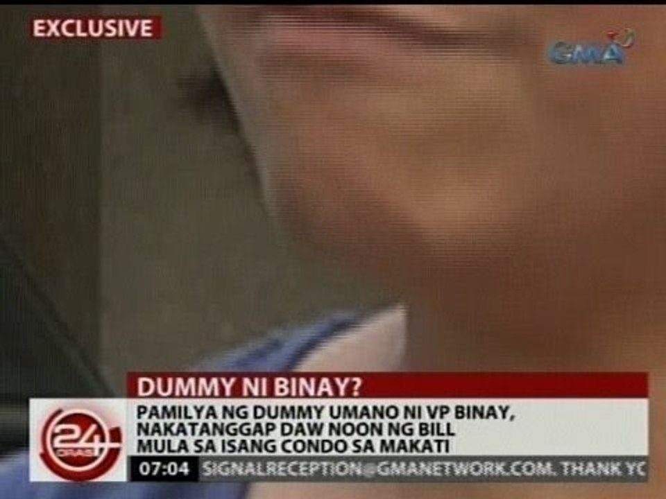 24 Oras: Ilan sa pinangalanang dummy umano ni VP Binay sa condo unit sa Makati, matagal na raw patay