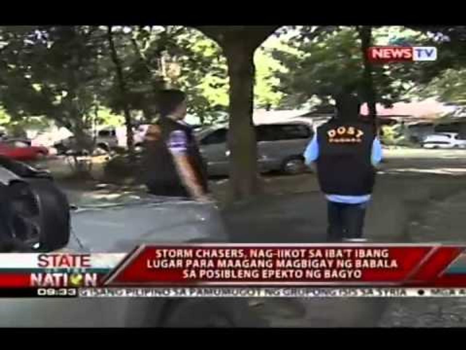 Storm chasers, nag-iikot sa iba't ibang lugar para maagang magbigay ng babala