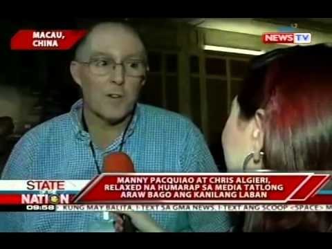 Manny Pacquiao at Chris Algieri, relaxed na humarap sa media tatlong araw bago ang kanilang laban