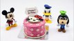 Mickey Mouse Clubhouse Donald Play Doh Surprise Eggs Play Doh hello kitty Ice Cream Birthday Cake