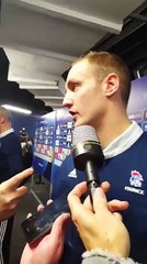 Valentin Porte après la qualification des bleus en finale du mondial