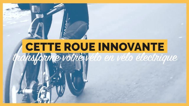Cette roue transforme votre vélo en vélo électrique
