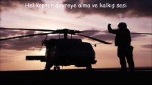 Helikopter devreye alma ve kalkış sesi