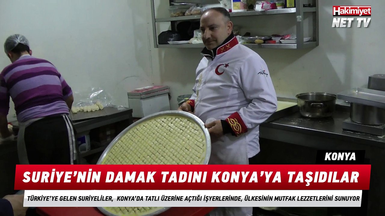 Suriye'nin damak tadını Konya'ya taşıdılar