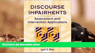 Read Online Discourse Impairments: Assessment and Intervention Applications Trial Ebook