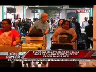 SONA: Plano ng mayayamang bansa na ibaba sa 5% ang remittance fee, pabor sa mga OFW