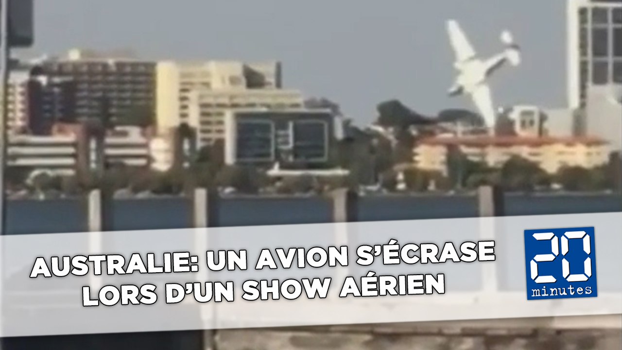 Australie: Un avion s'écrase dans une rivière devant des milliers de spectateurs