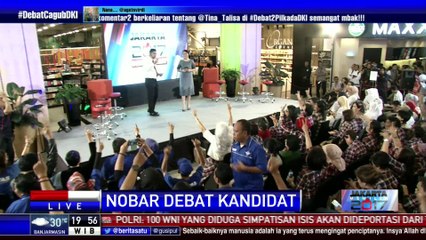 Semangat Tinggi Pendukung 3 Pasangan Calon