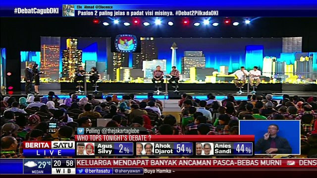 Debat ke-2 Cagub-Cawagub DKI Jakarta Segmen 4