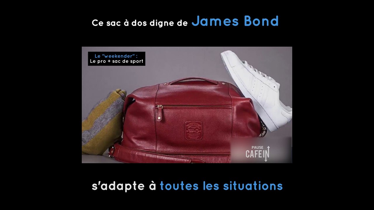 Ce sac à dos digne de James Bond s'adapte à toutes les situations