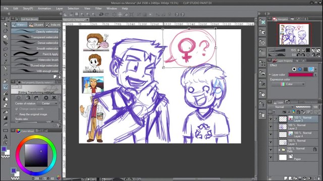 Lucas - Drawn Mask : Speed Art Super Distorcida #01