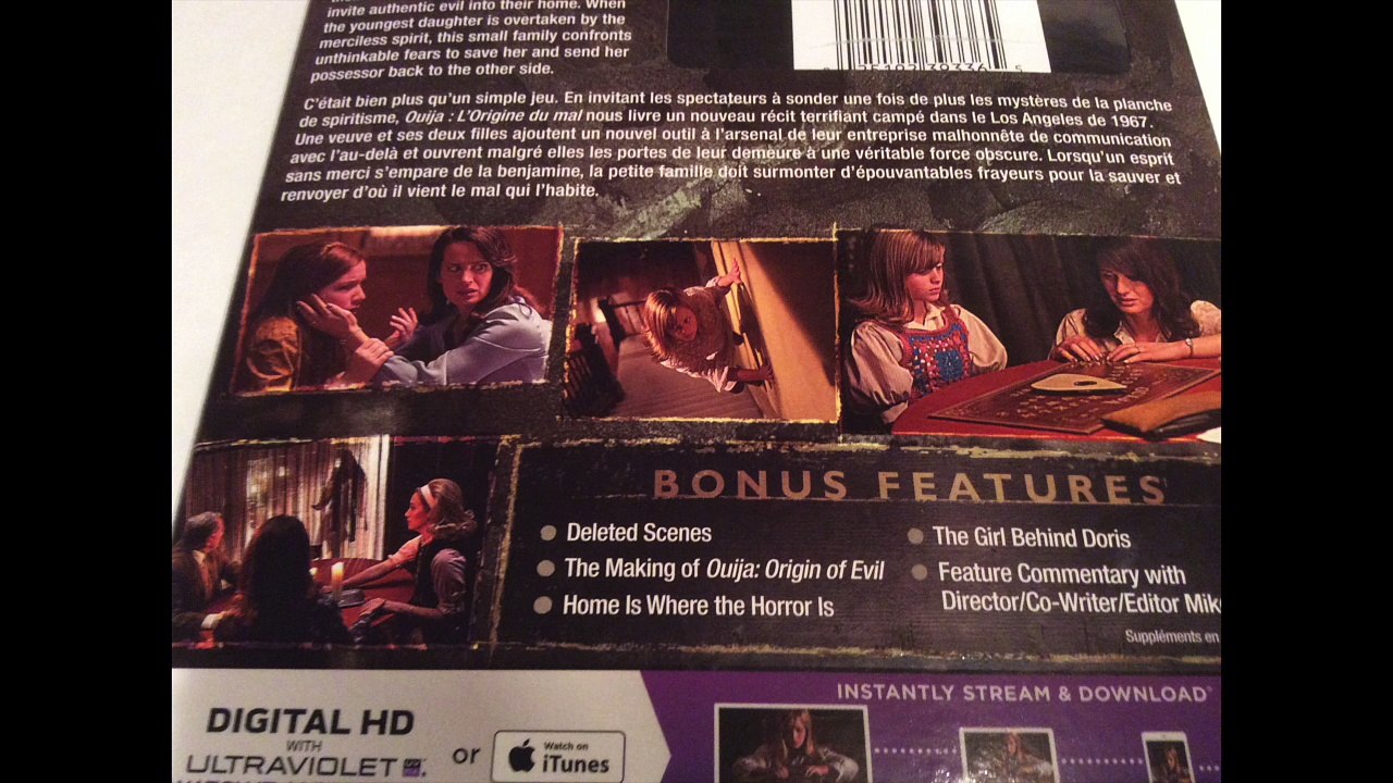 Critique Blu-ray Ouija: Origin of Evil (Ouija: L'origine du mal)