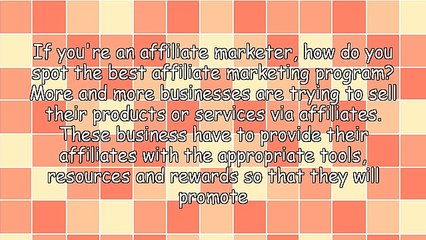 5 Unique Ways To Find The Best Affiliate Marketing Program