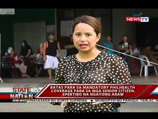 Download Video: Batas para sa mandatory Philhealth coverage para sa mga senior citizen, epektibo na ngayong araw