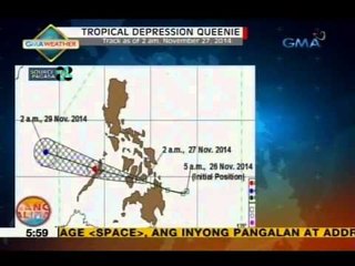 UB: Bagyong Queenie, posibleng lumakas bago mag-landfall sa Palawan