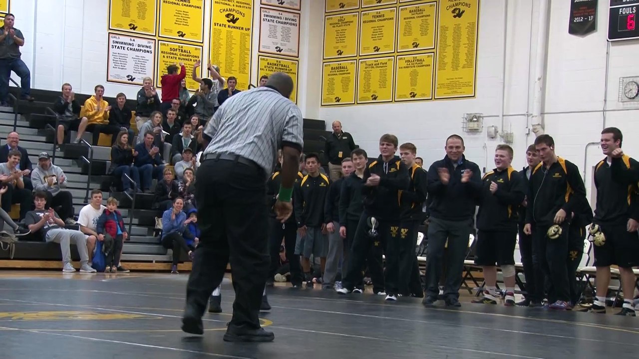 BVHS Wrestling Senior Night 2017