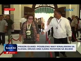 Saksi: Prison guard: posibleng may kinalaman sa illegal drugs ang ilang patayan sa Bilibid