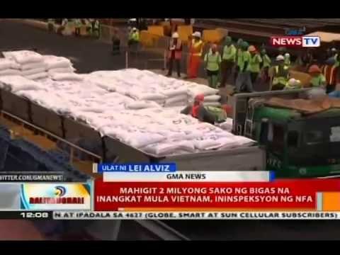 Mahigit 2 milyong sako ng bigas na inangkat mula Vietnam, ininspeksyon ng NFA