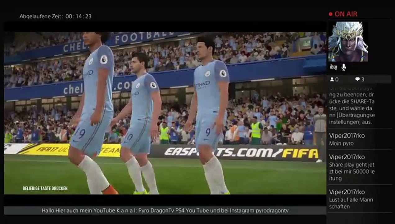 GER/PS4  Pyro DragonTv Fifa 17 Demo bis 23Uhr+ Musikwünsche (28)