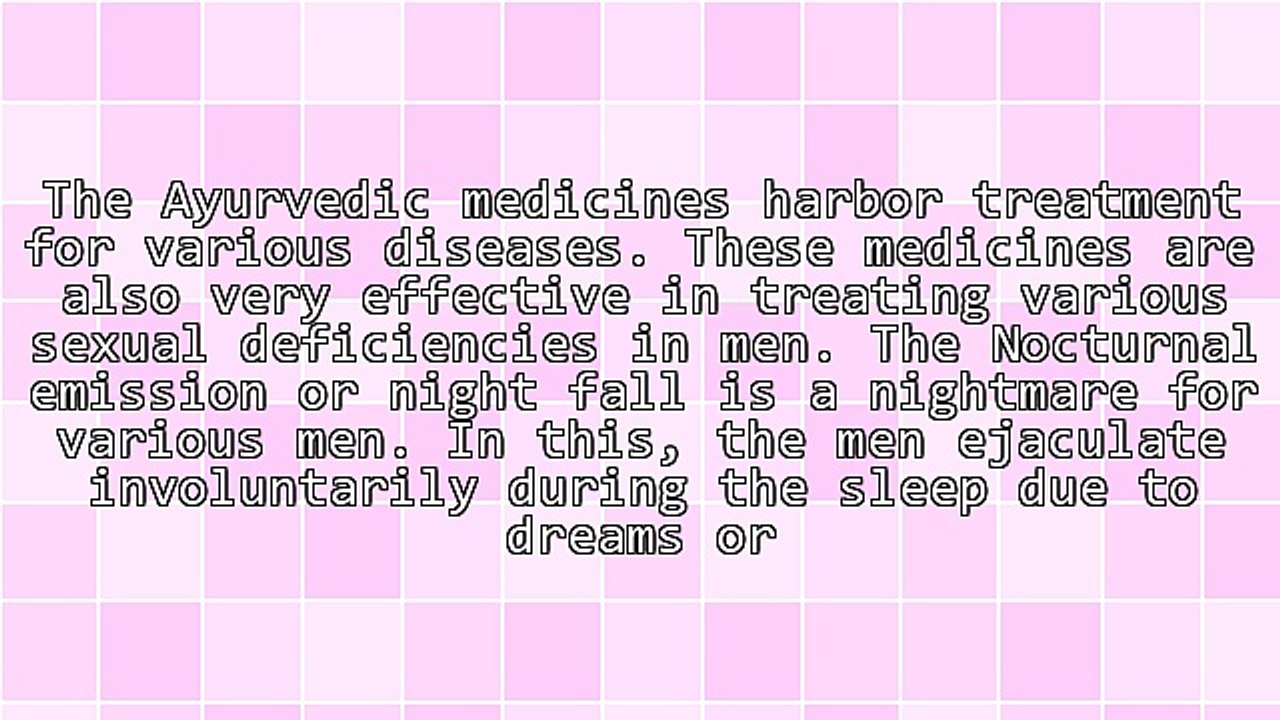 Ayurveda: A Perfect Cure For Night Discharge Treatment