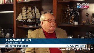 Affaire Penelope Fillon : Jean-Marie Le Pen défend François Fillon