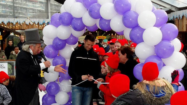 Wethouder Dijkman opent Winterland Breestraat - 3e editie / Spijkenisse 2017