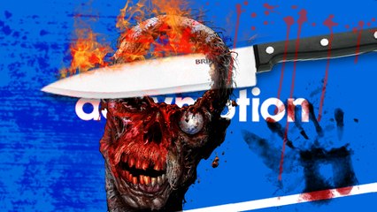 100 camadas de zumbi na faca quente