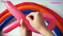 Five Water Colour Balloons Learn Colours Compilation Wet Balloon Finger Nursery Rhymes