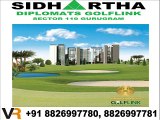 1450 Sqft 2 BHK +St  New Project “Sidhartha Diplomats Golf Link ” Sector 110 Gurugram 8826997781