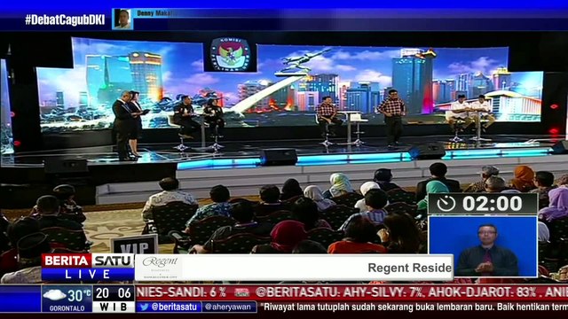 Nobar Debat Cagub DKI #2