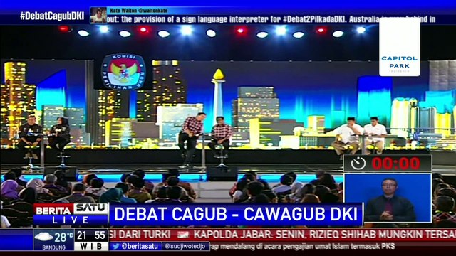 Nobar Debat Cagub DKI #6